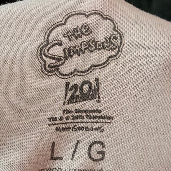 The Simpsons White Cotton Blend Crewneck Graphic T-Shirt - Picture 4 of 6